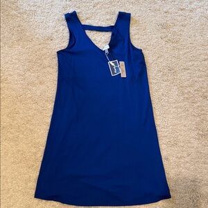 Cupio Royal Blue Sleeveless V-Neck dress size S/P